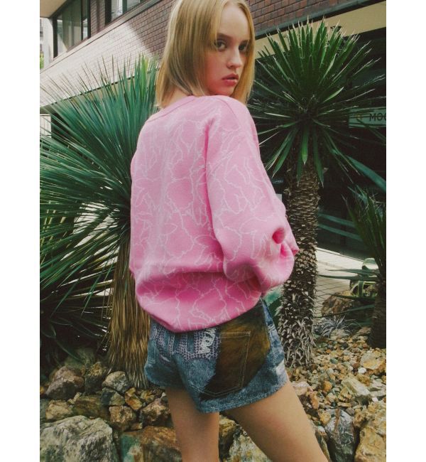 GYDA「BUNNY patternニットトップス」|ニット・セーター|