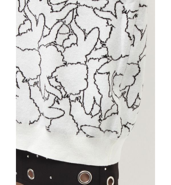 GYDA「BUNNY patternニットトップス」|ニット・セーター|