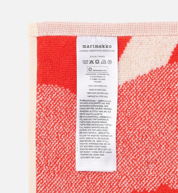 Marimekko「Unikko ハンドタオル 50&times;70cm」|タオル|