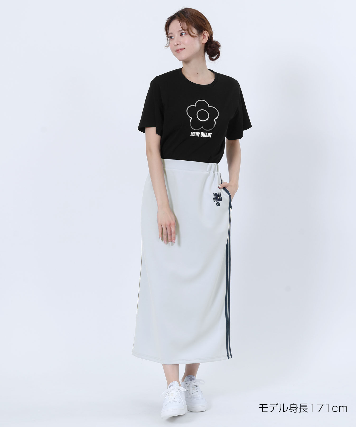 MARY QUANT「エンボスプリント Tシャツ」|Tシャツ・カットソー|