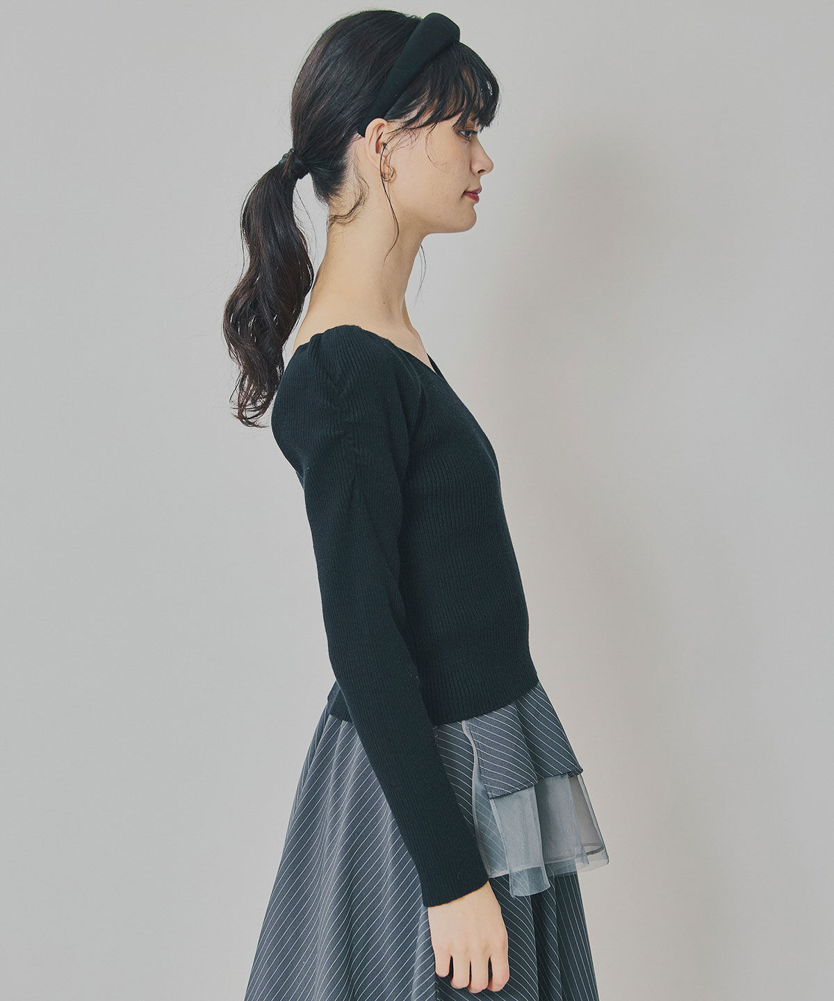 REDYAZEL「4wayリブニットトップス」|ニット・セーター|
