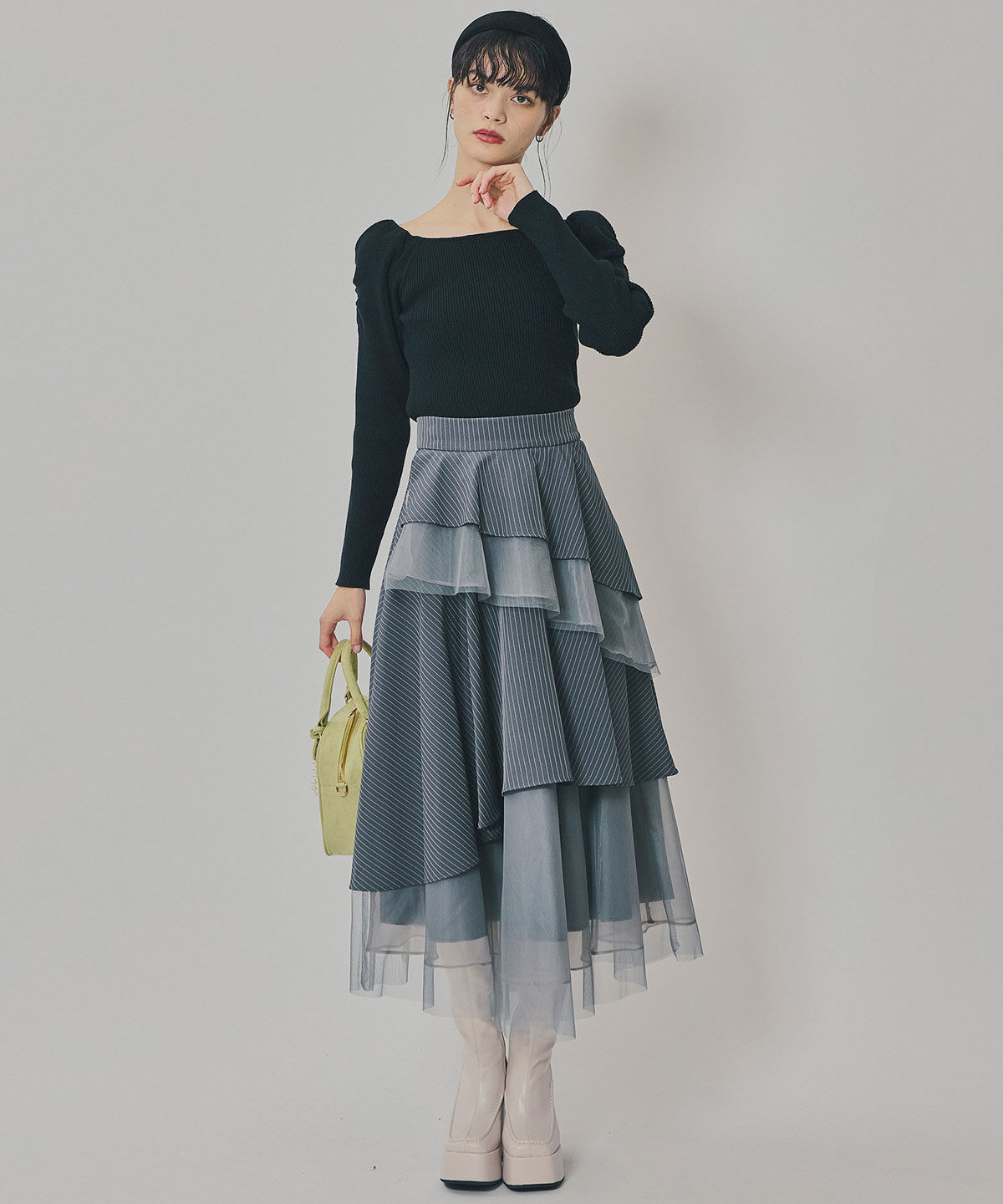 REDYAZEL「4wayリブニットトップス」|ニット・セーター|