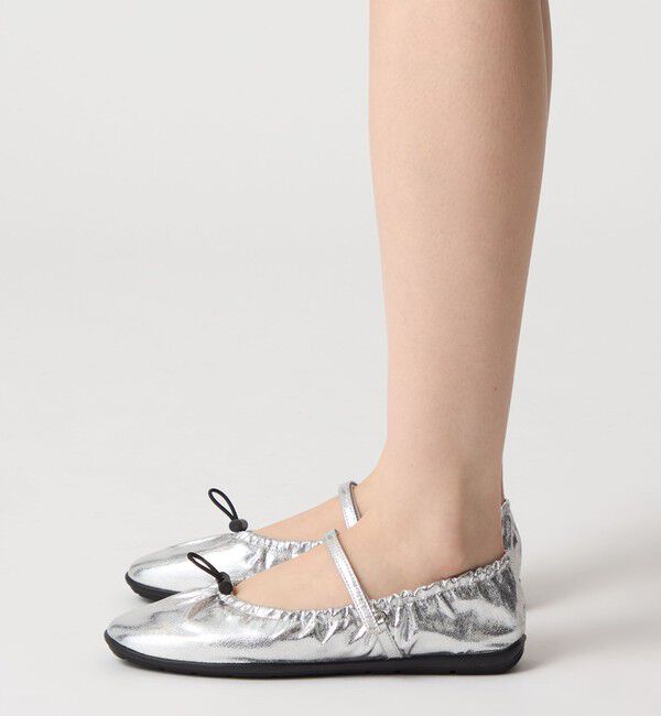 SY UNITED ARROWS「＜SY＞ シャーリングベルクロ フラット20&uarr;」|バレエシューズ|