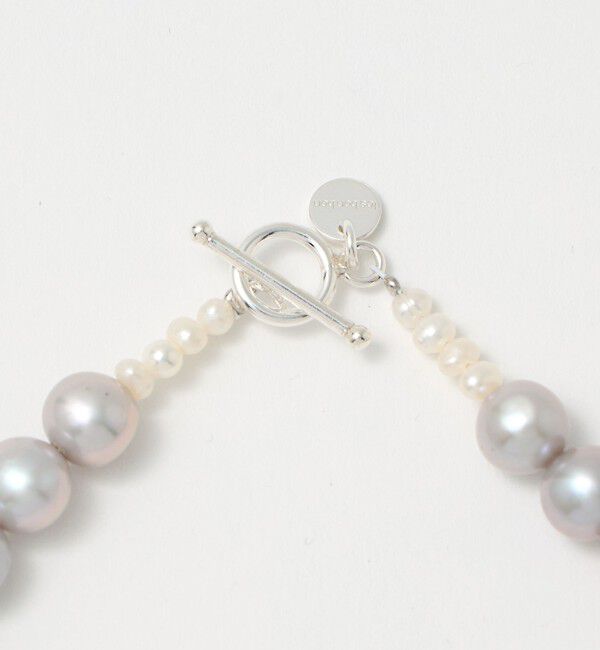 UNITED ARROWS「＜les bonbon＞lunelle GRAY パール ネックレス」|ネックレス|