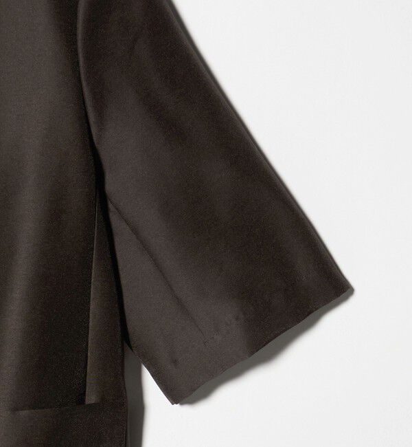 UNITED ARROWS「シアー ノーラペル ハーフスリーブ ジャケット ‐ウォッシャブル‐」|ノーカラージャケット|