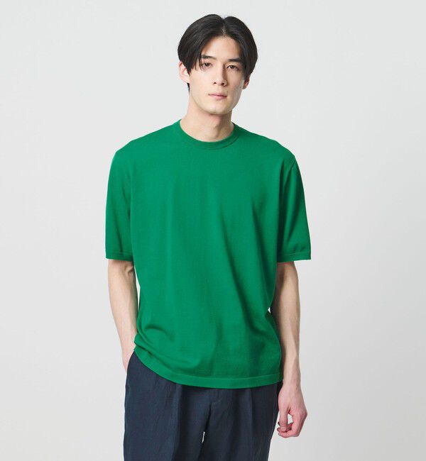 UNITED ARROWS「コットン ニット Tシャツ」|Tシャツ・カットソー|KELLY