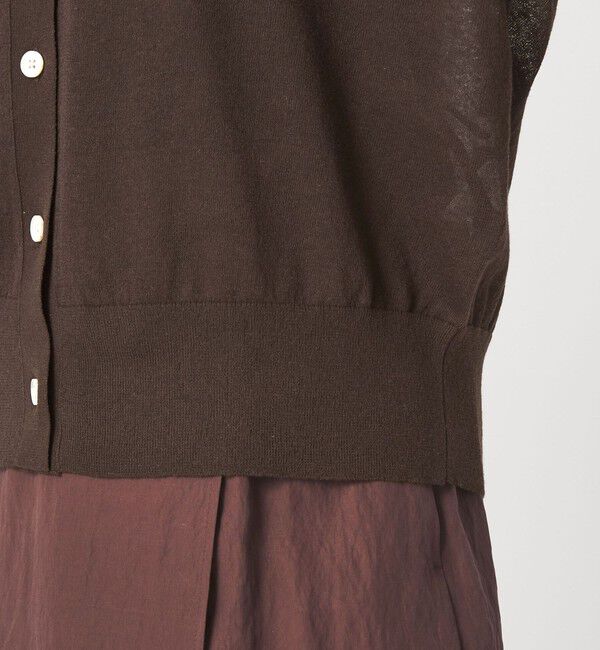 UNITED ARROWS green label relaxing「【結論シリーズ】ビューティーネック2WAYカーデ ウォッシャブル」|カーディガン|