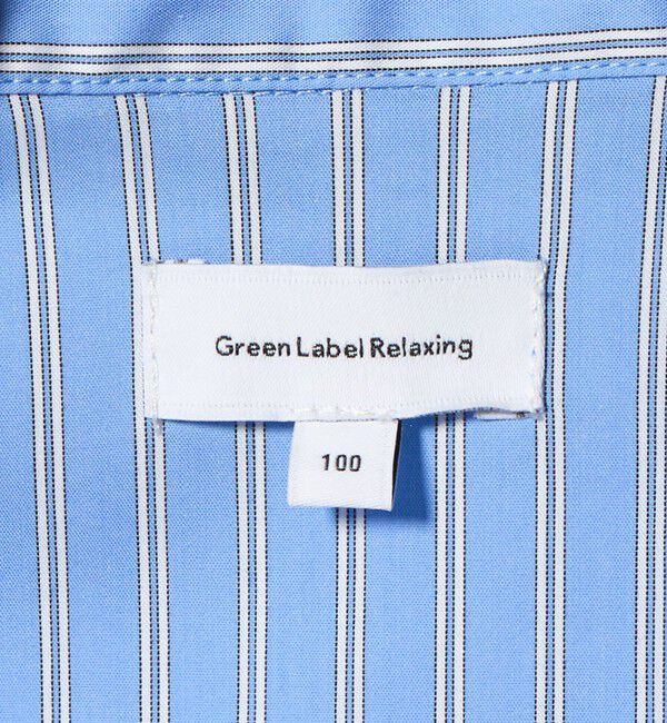 UNITED ARROWS green label relaxing「ストライプシャツ / キッズ  100cm-130cm 撥水」|シャツ・ブラウス|