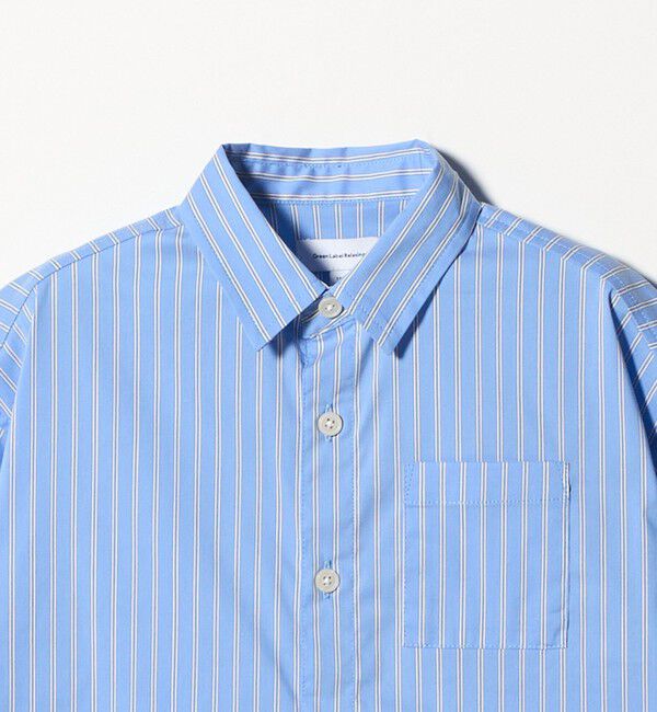 UNITED ARROWS green label relaxing「ストライプシャツ / キッズ  100cm-130cm 撥水」|シャツ・ブラウス|