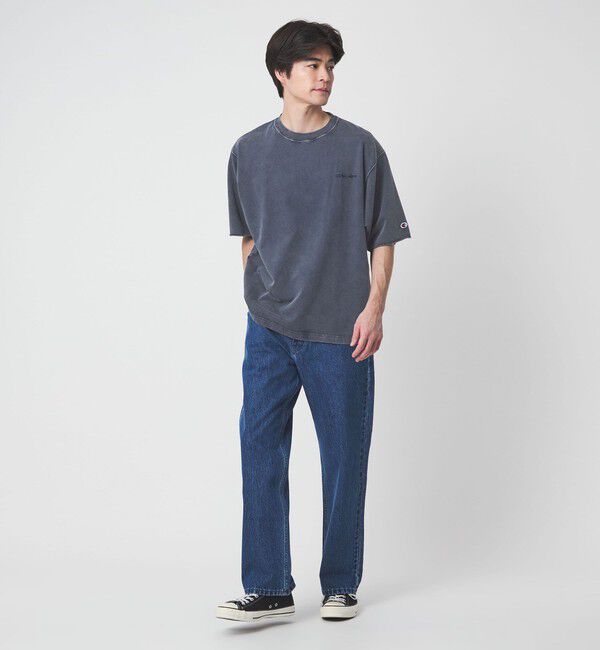 UNITED ARROWS green label relaxing「【別注】＜Champion＞フェード クルーネック 半袖 スウェット」|Tシャツ・カットソー|