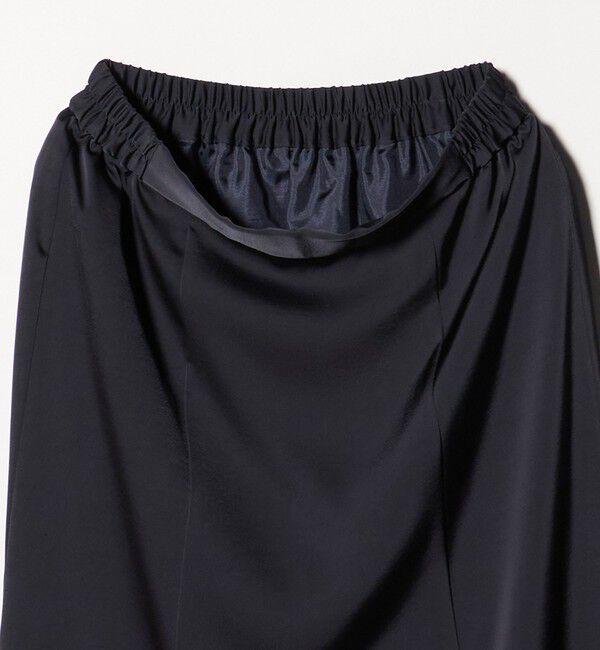 UNITED ARROWS green label relaxing「サテン セミナロー スカート」|フレア|