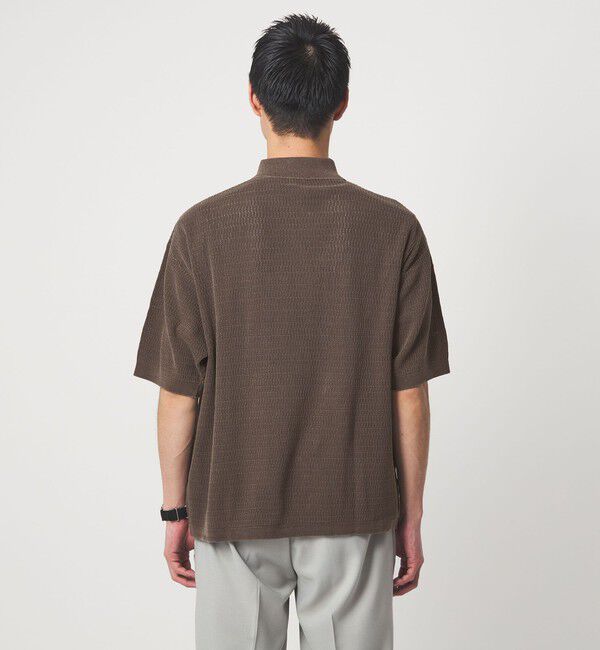 UNITED ARROWS green label relaxing「【別注】＜Healthknit＞ガーメントダイ ニット 半袖 ポロシャツ」|ポロシャツ|