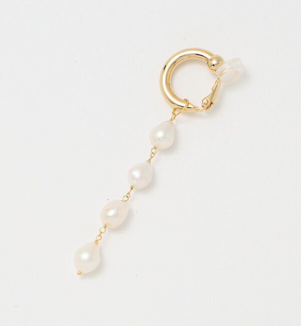 BEAUTY&YOUTH UNITED ARROWS「＜Causerie＞淡水パール フープイヤリング」|イヤリング|