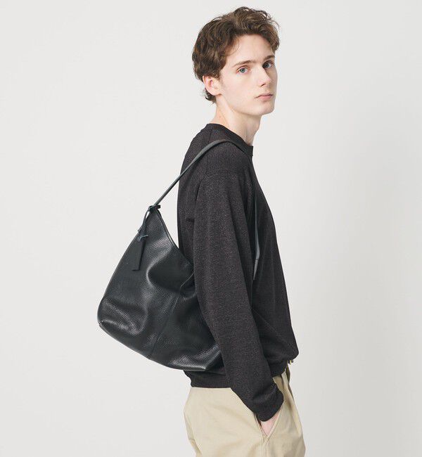 BEAUTY&YOUTH UNITED ARROWS「＜LA UNIQA＞レザー ショルダー トート バッグ」|ショルダー・メッセンジャー|BLACK