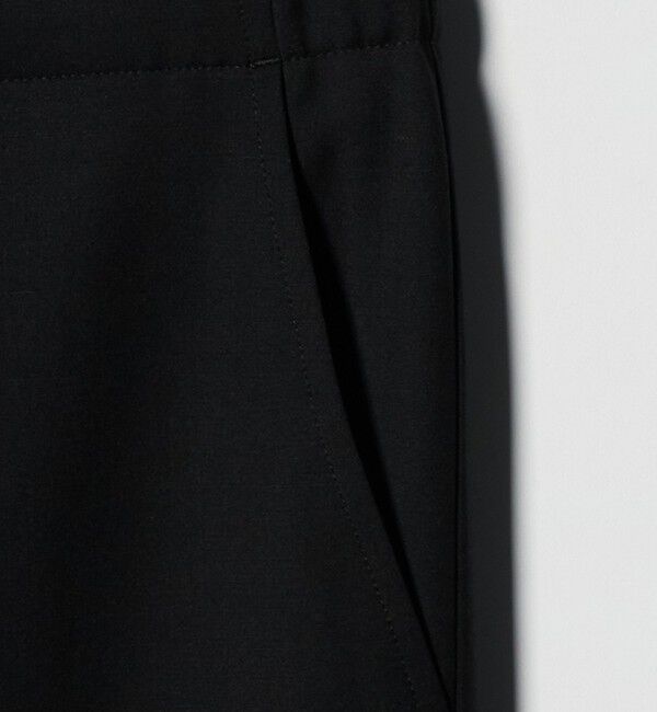 ATTISESSION「＜ATTISESSION＞ストレート トラウザー ブラック」|スラックス|