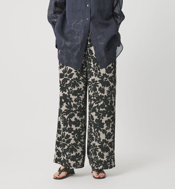 BEAUTY&YOUTH UNITED ARROWS「フラワープリント イージーパンツ ウォッシャブル」|その他|