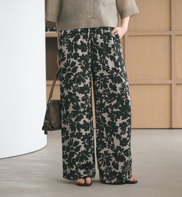 BEAUTY&YOUTH UNITED ARROWS「フラワープリント イージーパンツ ウォッシャブル」|その他|