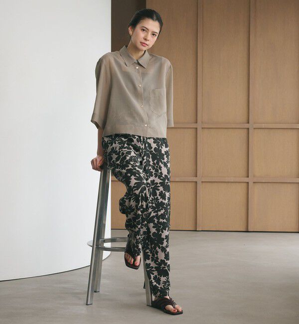 BEAUTY&YOUTH UNITED ARROWS「フラワープリント イージーパンツ ウォッシャブル」|その他|