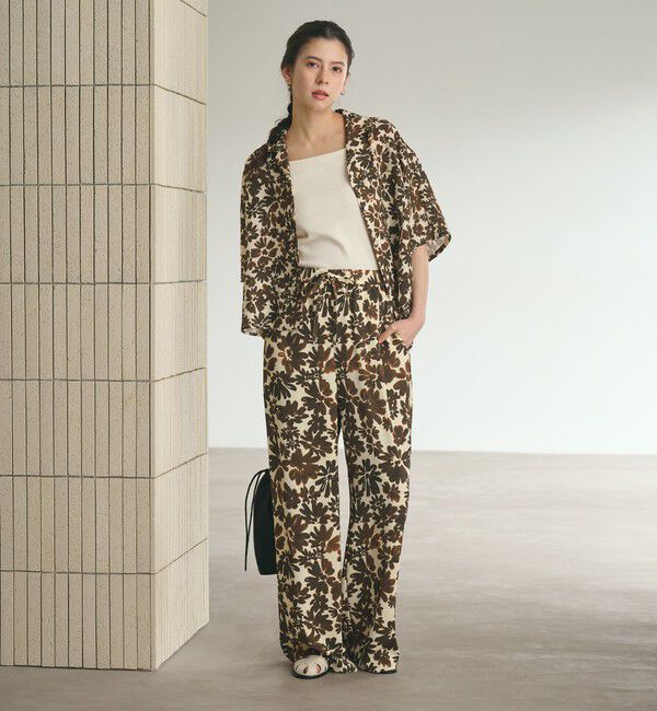 BEAUTY&YOUTH UNITED ARROWS「フラワープリント イージーパンツ ウォッシャブル」|その他|