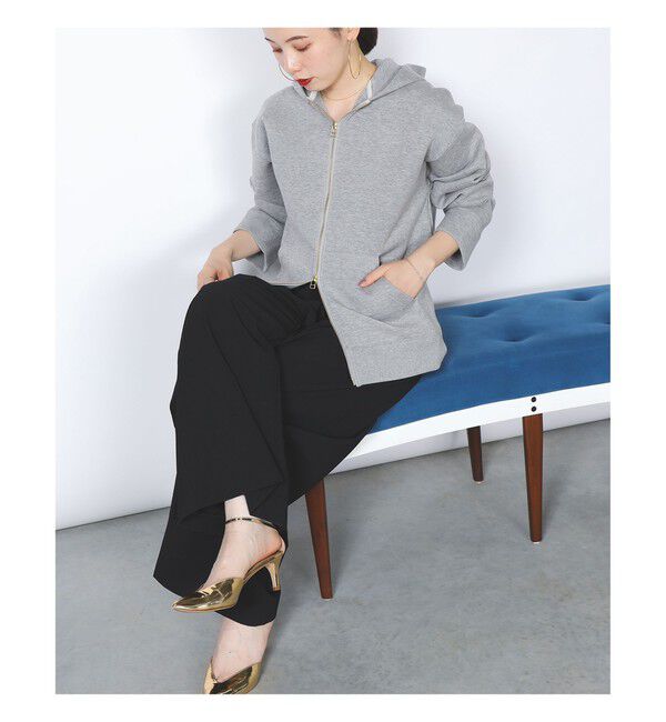 Demi-Luxe BEAMS 「ダンボール ジップ パーカー」|Tシャツ・カットソー|LIGHT.GREY