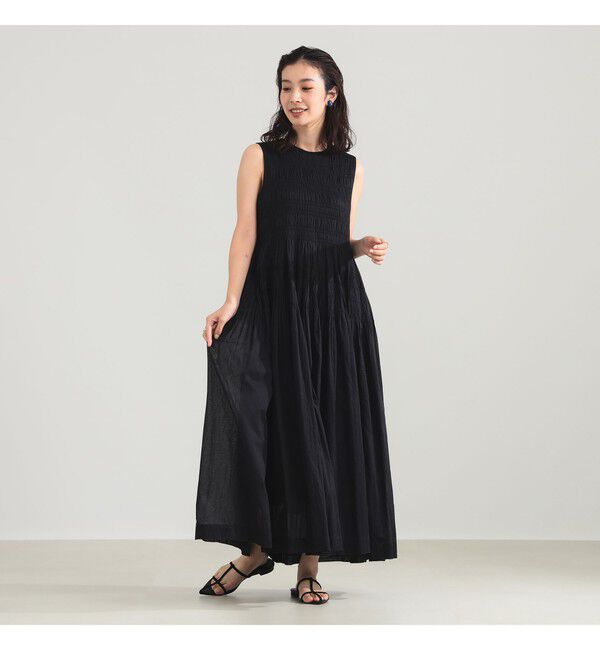 Demi-Luxe BEAMS 「ne Quittez pas / ボイル シャーリング ワンピース」|ワンピース|