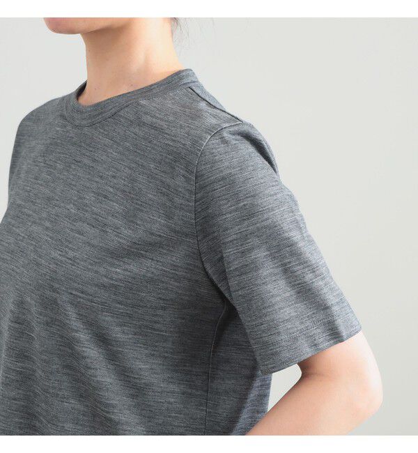 Demi-Luxe BEAMS 「【別注】スタイリスト佐藤佳菜子 &times; SLOANE / ウール混 クルーネック  Tシャツ」|Tシャツ・カットソー|