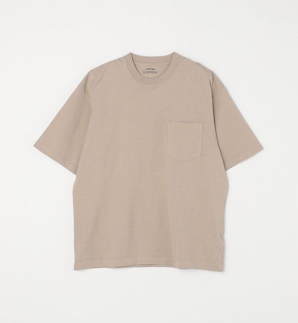 SHIPS any「SHIPS any: "COTTON USA"  ヘビーウェイト クルーネック ポケット Tシャツ」|Tシャツ・カットソー|