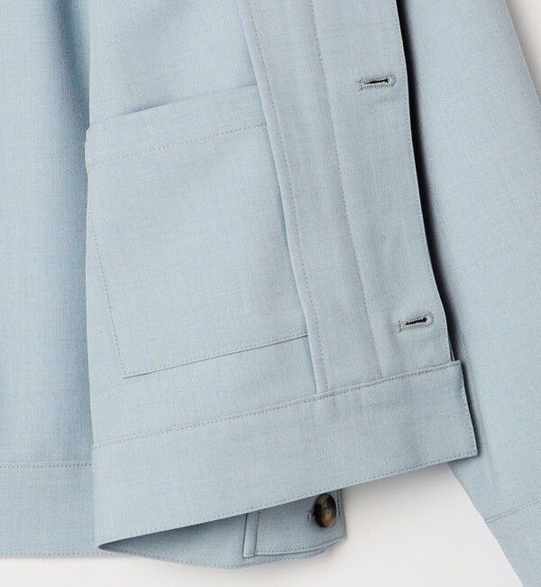 SHIPS any「SHIPS any: 〈手洗い可能〉 ショート ブルゾン 24FW◇」|ブルゾン・スタジャン|