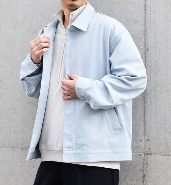 SHIPS any「SHIPS any: 〈手洗い可能〉 ショート ブルゾン 24FW◇」|ブルゾン・スタジャン|