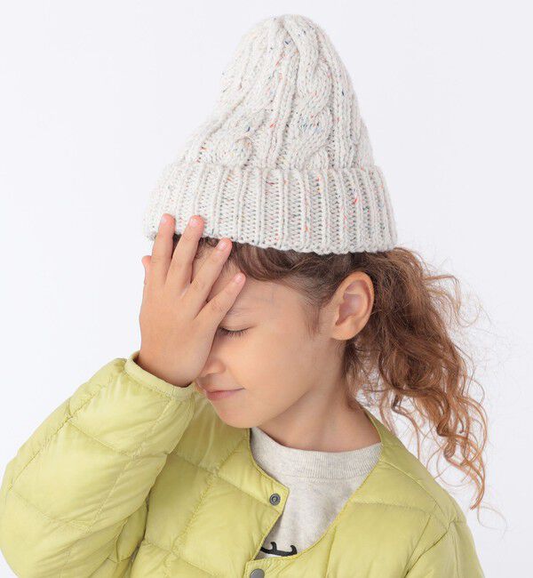 SHIPS KIDS「SHIPS KIDS:ネップ ビーニー」|ニット帽|