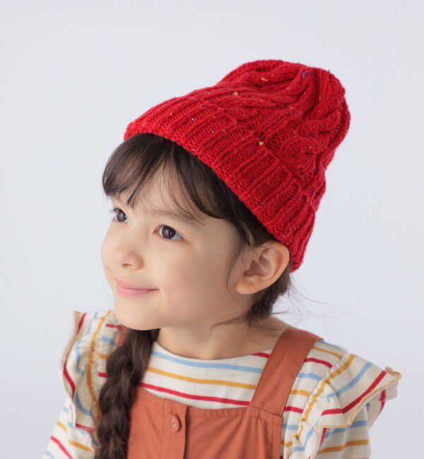 SHIPS KIDS「SHIPS KIDS:ネップ ビーニー」|ニット帽|