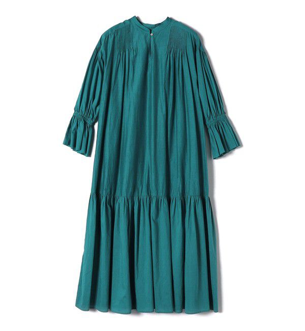 SHIPS for women「〈手洗い可能〉コットン シルク ローン ティアード ワンピース」|ワンピース|