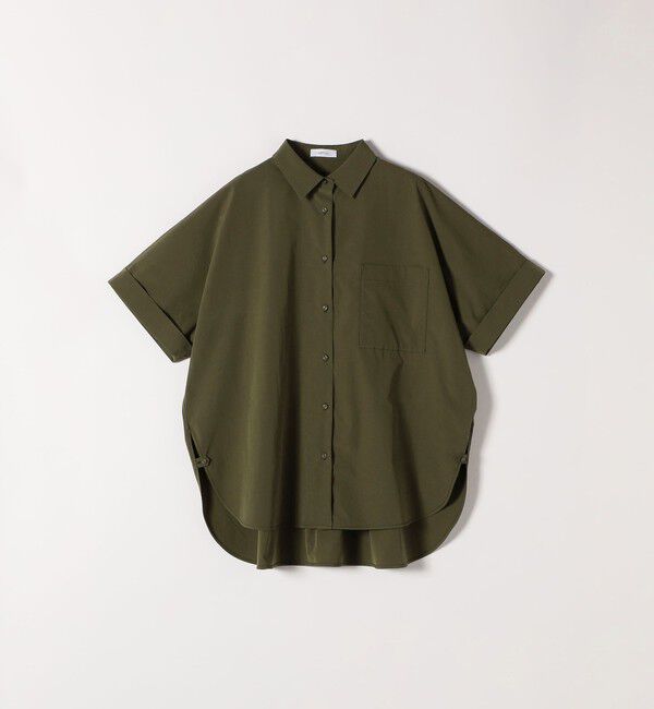 SHIPS any「SHIPS any:〈洗濯機可能〉タイプライター スリット ポケット ビッグ シャツ」|シャツ・ブラウス|