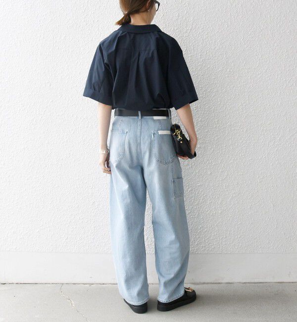 SHIPS any「SHIPS any:〈洗濯機可能〉タイプライター スリット ポケット ビッグ シャツ」|シャツ・ブラウス|