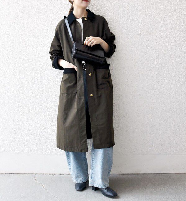 SHIPS any「SHIPS any: ステンカラー Aライン ロング コート」|ステンカラーコート|