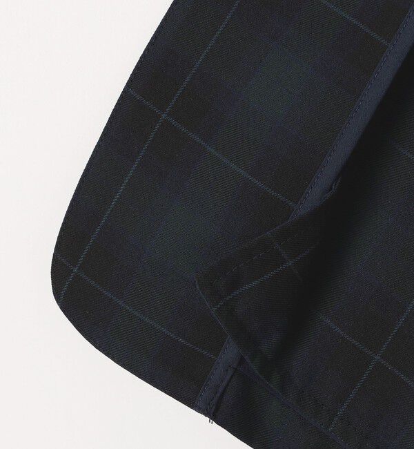 SHIPS KIDS「SHIPS KIDS:100～130cm /セレモニー チェック ノーカラー ジャケット」|ノーカラージャケット|