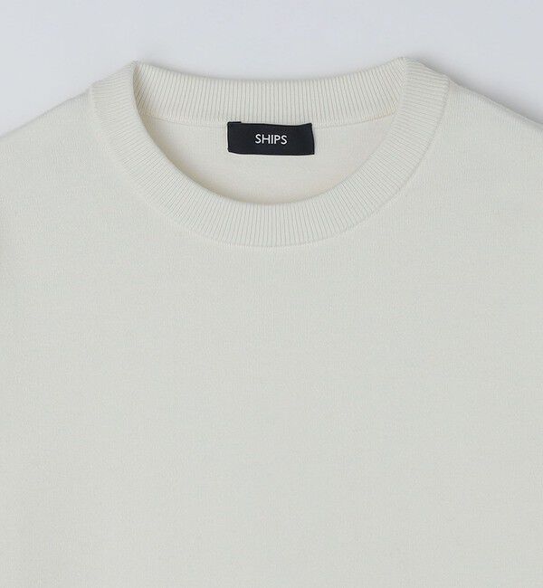 SHIPS「SHIPS:〈洗濯機可能〉コットン ウール TEXBRID(R) クルーネック プルオーバー ニット」|ニット・セーター|