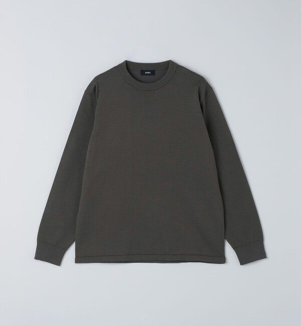 SHIPS「SHIPS:〈洗濯機可能〉コットン ウール TEXBRID(R) クルーネック プルオーバー ニット」|ニット・セーター|