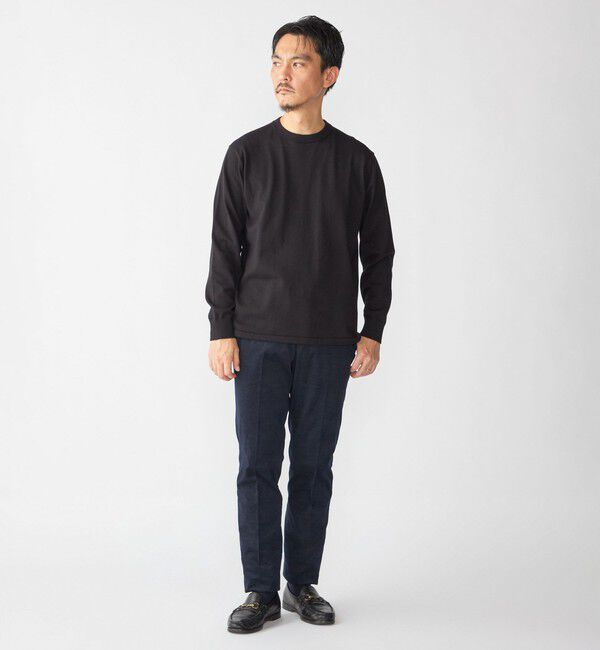 SHIPS「SHIPS:〈洗濯機可能〉コットン ウール TEXBRID(R) クルーネック プルオーバー ニット」|ニット・セーター|