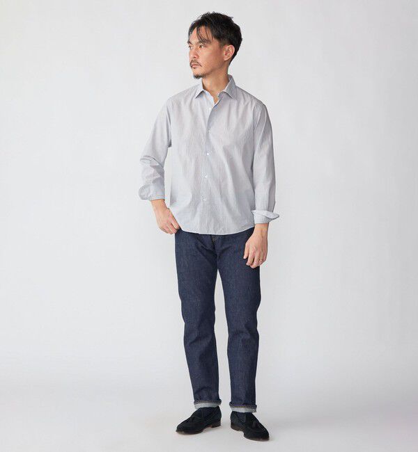 SHIPS「SHIPS: スムース テックス ワイドカラー シャツ」|シャツ・ブラウス|