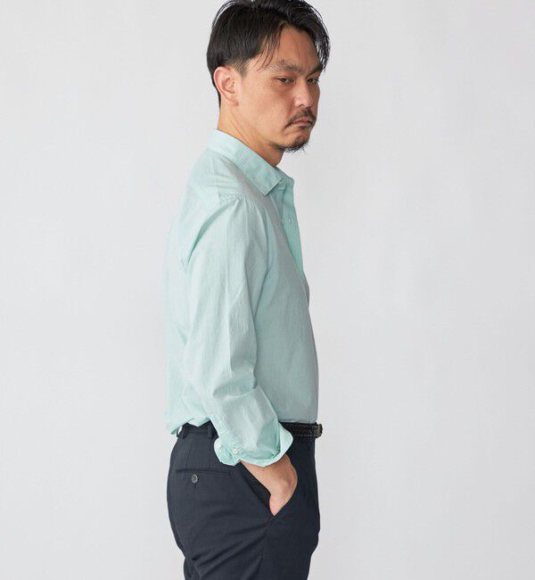 SHIPS「SHIPS: スムース テックス ワイドカラー シャツ」|シャツ・ブラウス|