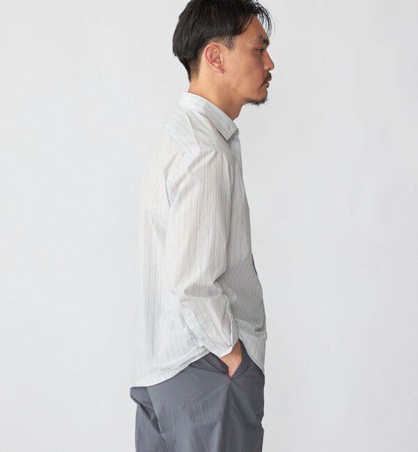 SHIPS「SHIPS: スムース テックス ワイドカラー シャツ」|シャツ・ブラウス|
