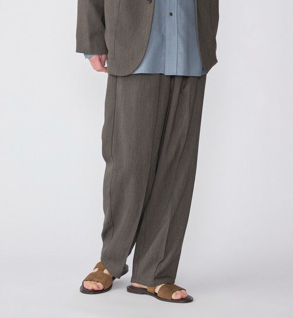 SHIPS「SHIPS: Comfy Line ワイド ピンタック イージーパンツ」|その他|