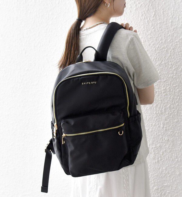 SHIPS any「SHIPS any: A4 サイド ギャザー ポケット バックパック」|リュック|