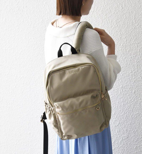 SHIPS any「SHIPS any: A4 サイド ギャザー ポケット バックパック」|リュック|