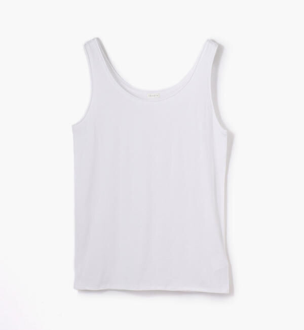 GALERIE VIE「コットン タンクトップ」|タンクトップ|11 ホワイト