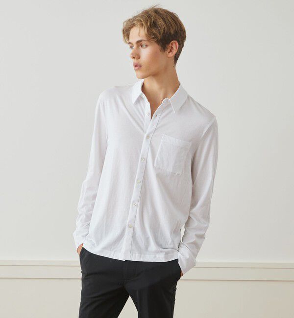 JAMES PERSE「コットンジャージー ロングスリーブシャツ MCFJ3442」|シャツ・ブラウス|