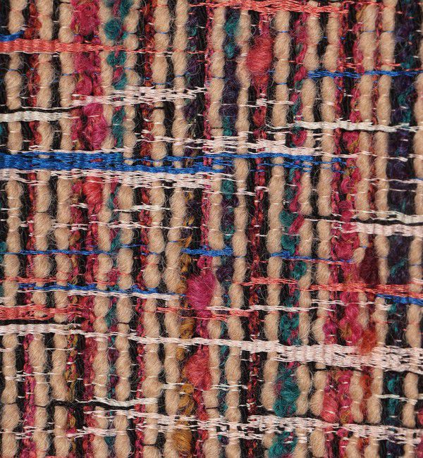 MACPHEE「マルチツイード ラウンドカラージャケット」|ノーカラージャケット|