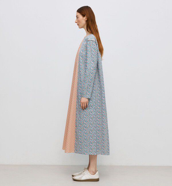 BACCA「コットンリバティプリント ロングワンピース」|ワンピース|