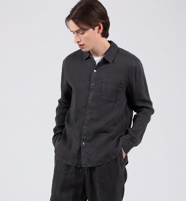 JAMES PERSE「ライトウェイトリネン スタンダードシャツ MKO3652」|シャツ・ブラウス|
